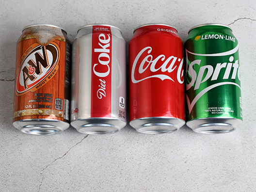 picture of canned sodas