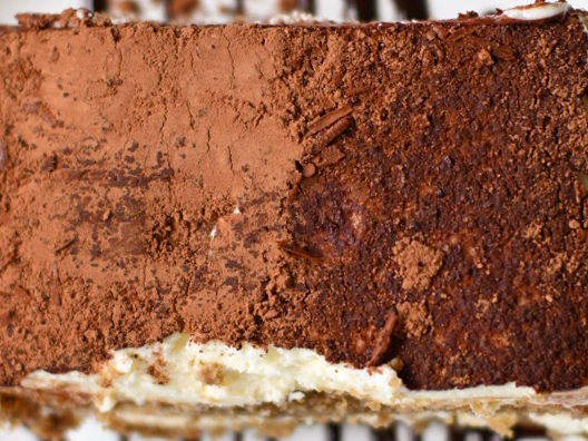 tiramisu close up