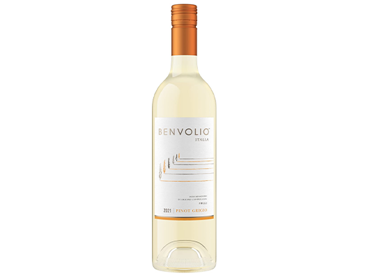 bottle of Benvolio pinot grigio